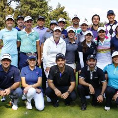 Apoyando al golf femenil