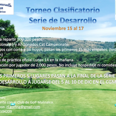 Torneo Clasificatorio a la Serie de Desarrollo
