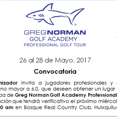 Convocatoria Bosque Real GNGA Professional Golf Tour
