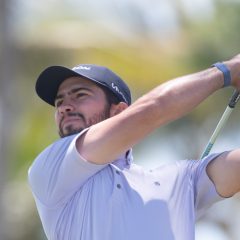 Álvaro Ortiz está en la tercera posición del Abierto Mexicano de Golf