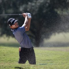 Raúl Pereda, uno de los líderes en la IV Copa Multimedios de la Gira de Golf Profesional