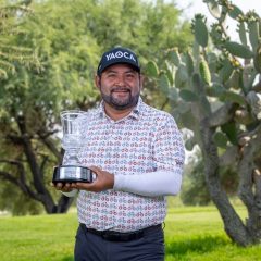 José de Jesús Rodríguez es el Jugador del Año de la Gira de Golf Profesional Mexicana