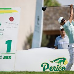 Oscar Serna sigue de líder en el Tour Championship de la Gira de Golf Profesional Mexicana