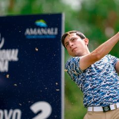 Novato Marcelo Garza marcha en segundo lugar del Amanali Classic de la Gira Profesional Mexicana