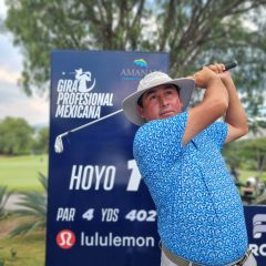 Luis Enrique Cruz continúa en el liderato de la Q-School de la Gira Profesional en Amanali