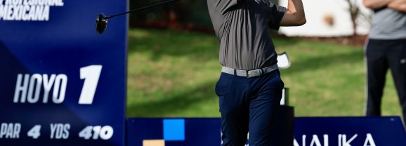 Alejandro Madariaga, primer líder del Bajío Open de la Gira Profesional Mexicana