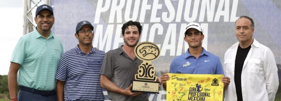 Triunfo para Sebastián Vázquez en El Jaguar Open de la Gira Profesional Méxicana